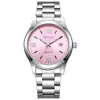 Venda Quente Transfronteiriça Moda Casual Relógio Feminino com Pulseira de Aço Escala Digital Calendário Relógio de Pulso Feminino a Quartzo Atacado de Comércio Exterior