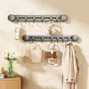 Ganchos de ventosa para detrás de las puertas, sin clavos, tendedero sin rastro para dormitorio, entrada, colgar ropa, bolsos y llaves, perchero multiusos