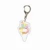San-x Japonés Esquina Esquina Bio Alrededor Muñeco de Anime Llavero Acrílico Colgante Pequeño para Bolsa