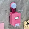 Nueva Caja de Almacenamiento de Dopamina Montada en la Pared Ventosa Ojos Lindos Titular Creativo para Cepillo de Dientes Toalla Facial Usada Almacenamiento de Artículos Varios