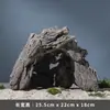 Rocha Artificial Criativa Estilo Chinês Cerâmica Sólida Pedra Absorvente Tanque de Água e Terra Aquário Micro-Paisagismo Paisagismo Cultura de Bactérias Submersível Enfeites