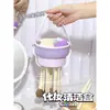 Tazón Limpiador de Brochas de Maquillaje, Estante de Almacenamiento de Esponjas de Polvo de Silicona, Herramienta Limpiadora de Esponjas de Belleza, Juego de Herramientas de Secado, Amazon