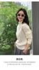 Tricô Cashmere Torção Gola Alta Feminino 2025 Outono e Inverno Novo Top Retrô Meio Zíper Decote V Tricô Tricô Texturizado