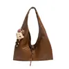 2026 Moda Novo Padrão Trançado Bolsa Tote de Ombro Grande Capacidade Casual Tendência Grande Capacidade Bolsa de Axila