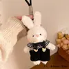 Boneca de Desenho Urso de Pelúcia Pingente Pequeno Coelho Morra Boneca Chaveiro Bolsa de Brinquedo Pingente