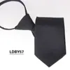Gravata Jacquard Formal Profissional para Terno de Negócios Formal Masculino Gravata Formal de Negócios Gravata Preguiçosa com Zíper Masculina