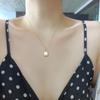 Collar de Chocolate Cubo de Azúcar Yunyao para Mujer Oro de 18 Quilates Diseño Único Cadena Sencilla Versátil Estilo Ins Hip-Hop Marco Cuadrado Cierre