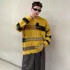 Camisa Polo Gola Lapela Decote V Tricô Masculino Assimétrico Contrastante Veludo Mínk Outono e Inverno Tricô Exportação Atacado Transfronteiriço