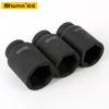 Shunwei manga de pistola de ar 3/4 polegada 80mm manga pesada cabeça elétrica pneumática pneumática hexagonal máquina ferramenta de reparo automático