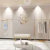 Pared de fondo de estudio en vivo tela de pared yeso estéreo línea de yeso papel tapiz estilo europeo lujo ligero tienda de ropa ancla de celebridad en línea papel tapiz decorativo 3D