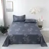 Sábana 100% Algodón Puro, Estilo Fresco Funda de Almohada de Algodón Simple para Cama Individual, Sábana de Una Pieza de Algodón Lavado, Juego de Tres Piezas para Dormitorio Estudiantil