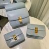 Bolso Tofu de Piel de Vaca con Patrón de Lagarto para Mujer Nuevo Otoño e Invierno 2023 Bolso Caja Clásico Vintage Bolso de Hombro de Cuero Genuino Bolso Cruzado