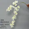 Materiais florais em tons de branco para salões de casamento, móveis para vitrines, adereços de flores de seda para decoração suave, arranjos de flores, marcadores de corredor, buquês artificiais atacado