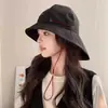 Chapéu de Pescador Estilo Novo de Verão com Proteção para o Pescoço, Chapéu de Balde Estilo Japonês com Cordão para Acampamento ao Ar Livre para Pais e Filhos, com Aba Larga para Sombra e Proteção Solar, Chapéu Casual