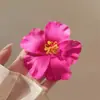 Didy No Tiene Miedo del Mismo Pasador Verde de Phalaenopsis Flor Lateral Flor Artificial Tocado Accesorios para el Cabello de Viaje a la Costa