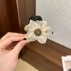 Bola Cabeça Grabber Feminino Requintado Girassol Grampo de Cabelo Atrás da Cabeça Cabelo Tubarão Clipe Meio Amarrado Rabo de Cavalo Clipe Fixo