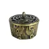 Mini quemador de aromaterapia de tocón aleación pequeño quemador de incienso quemador de incienso Xiangyun hogar interior loto quemador de aromaterapia adornos venta al por mayor
