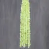 1m Guirnalda de Orquídeas Artificiales Boda Flor Artificial Glicina Hortensia Tira Decoración Techo Salón de Bodas Flor de Orquídea