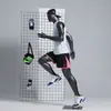 Mannequins Esportivos de Corrida Modelo Fábrica Masculinos e Femininos Expositores de Loja de Roupas Modelos Humanos Falsos Suporte de Exposição para Mannequins de Vitrine