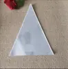 Bolsa de Embalaje Triangular Transparente de OPP para Dulces Tubo Empaque para Postres y Horneado Bolsa de Embalaje Desechable Transparente de OPP Cono