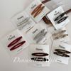 Estilo Simple de Gama Alta Serie Mármol Pinza de Pato Elegante Versátil Pinza para Flequillo Ovalado Pinza Lateral Accesorios para Cabello Suelto