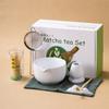Conjunto de chá Matcha, conjunto de 7 peças, tigela de Matcha estilo japonês com boca, chá de cor Matcha, Baibenli, cerâmica, novo, transfronteiriço