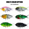 Isca Artificial Lingyue Quente de Vendas Transfronteiriças, Isca de Natação Multi-Seções, Isca de Pesca Colorida, Isca de Afundamento Lento para Lúcio e Robalo