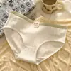 Ropa interior de algodón antibacteriano 7A para mujer cintura dulce verano japonés fina sexy estudiantes calzones al por mayor