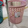 308 Cubo de Basura Grande de Plástico para el Hogar con Agujeros Grandes, Papelera Hueca para Baño, Cubo de Basura Engrosado, Papelera para Tienda Departamental