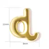 Superficie de Espejo de Cobre Nueva Transfronteriza Colgante de 26 Letras Inglesas Collar Pulsera Pendientes DIY Accesorios Simples Versátiles