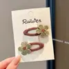 Pinza para el Cabello de Leopardo Retro a la Moda, Pasador de Pelo Exquisito de Alta Gama Estilo Coreano para Niña, Nuevo Accesorio para el Cabello de Pinza Lateral