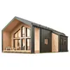 Diseño y Construcción de Casas Prefabricadas de Estructura de Acero Estilo Minimalista para Resorts Turísticos, Campamentos y Alquileres Vacacionales