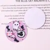 Gatinho de Desenho Animado Patch Impresso em Acrílico DIY Acessórios de Cabelo Adorno de Cabeça Grampo de Cabelo Broche Decoração de Bolsa Insígnia Acessórios de Joias