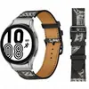 Adequado para Samsung Galaxy Watch 6 Classic Watch Pulseira de Couro Genuíno Watch5/4 Couro Curvo
