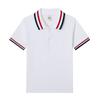 Camisa Polo de Manga Curta Infantil para Crianças Tops de Verão para Meninos e Meninas Camiseta com Gola Uniforme de Jardim de Infância Uniforme de Escola Primária