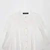 Ropa de mujer transfronteriza 2026 Moda europea y americana versátil casual simple holgada acampanada manga larga camisa para mujer D6360923