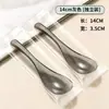 Cucharas desechables, empaquetadas individualmente, plástico de grado alimenticio, cucharas soperas de mango largo, tamaño grande, diseño engrosado, adecuadas para postres y uso comercial