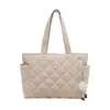 Bolso de Hombro con Patrón de Diamantes para Mujer 2026 Estilo Nuevo, Gran Capacidad, de Moda, para el Trabajo, Bolso de Hombro Versátil de Nicho