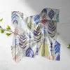 Pañuelo de seda logo de empresa personalizado exposición de pintura infantil pañuelo cuadrado de seda diy pañuelo de mujer conjunto bi hecho a medida