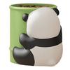 Florero de Piso de Panda Adornos Sala de Estar Mueble de TV Balcón Lindas Decoraciones para el Hogar Interior Maceta Grande de Cerámica para Flores