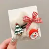 Pinza para el Cabello de Reno Navideño para Mujer Pinza para el Cabello de Fiesta Festiva Accesorio para el Peinado Accesorios de Disfraz Cosplay Lindo Doble Pinza Accesorios para el Cabello
