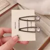 Pinza para el Cabello de Estrella con Pedrería de Alta Gama para Mujer, Pinza Dulce y Genial para Flequillo Lateral, Accesorio para el Cabello Y2K, Pinza de Pico de Pato