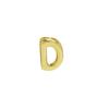 Popular Latón Dorado 18K Brillante Globo Burbuja DIY 26 Colgante Collar Inglés