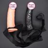 Pantalones de cuero con simulación de pene, masturbación masculina y femenina, juguetes sexuales para adultos.