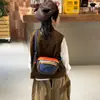 Bolso Cruzado de Hombro Colorido Dopamina para Niños y Niñas, Mini Bolso Cruzado para Bebé para Ocio al Aire Libre, Bolso Infantil Trendy Estilo Coreano
