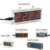 Kit de fabricación de reloj electrónico digital/Reloj de microcomputadora de un solo chip LED/Reloj despertador electrónico/Piezas para fabricación DIY con soldadura