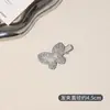 Cintilante! Presilha de Cabelo Estrela com Laço Y2K para Mulheres, Pequena e Delicada, Sensação de Alto Padrão, Presilha para Franja Lateral, Presilha Bico de Pato