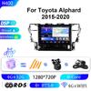 Adecuado para Modelos Toyota 15-20 Alphard Pantalla Grande Imagen de Reversa Bluetooth Gps Navegación para Coche Máquina Todo en Uno HD