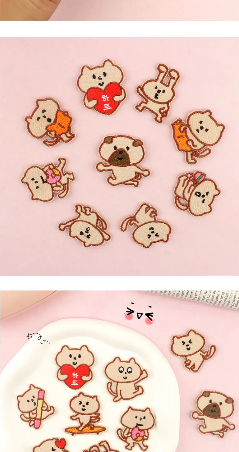 卡通布贴