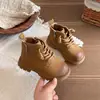 Zapatos para niñas, botines estilo Martin para niños, nuevos botines cortos de moda versátiles primavera-verano 2026, botines individuales estilo británico para niños mayores